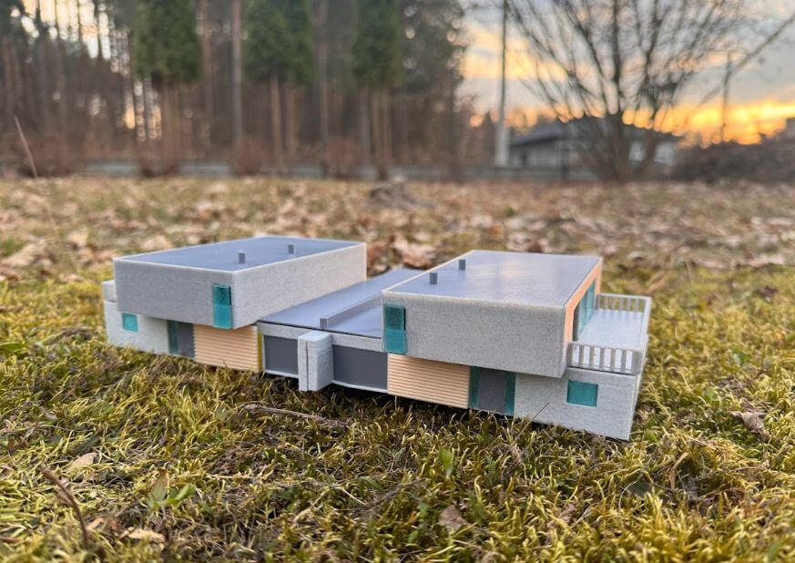 1. Dom wielorodzinny, skala 1:100